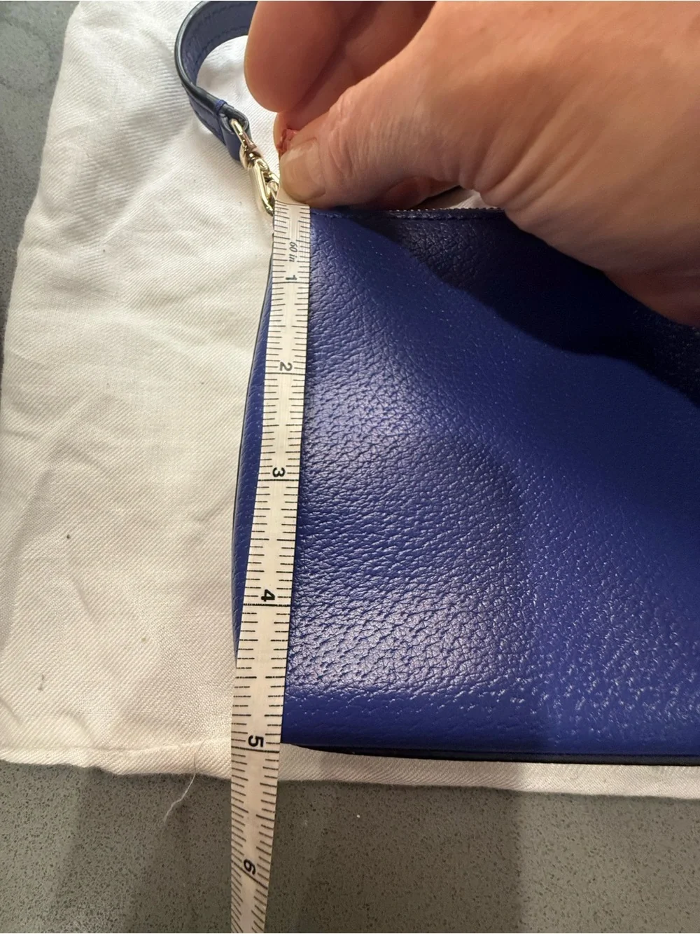 Kate spade grape 🍇 blue wristlet/pouch/clutch